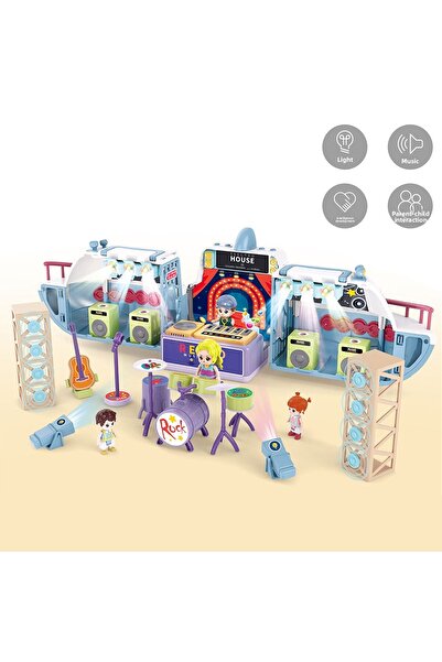 Vardem Party Boat with Sound and Light Accessories White