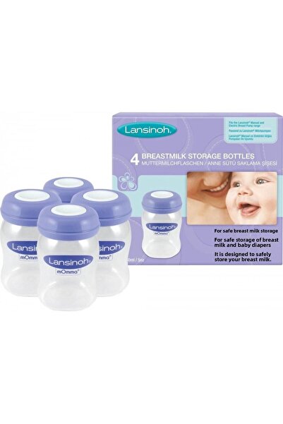 NW NessiWorld نيسي وورلد حاوية تخزين حليب الثدي 4 قطع