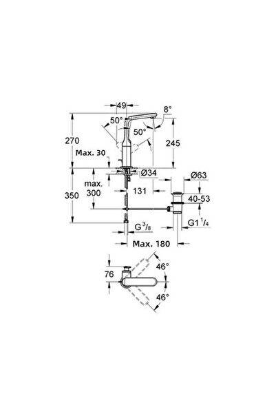 Grohe Veris Single Control Sink Faucet -32184000