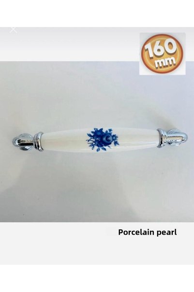 Porcellana Perla (16cm) - Porcelain Door Cabinet Drawer Kitchen Bathroom Furniture Handle Wardrobe Handle-Ruby160Mm