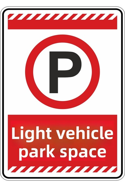isgtabelam 25X35Cm / Phosphorescent Composite/Light Vehicle Parking