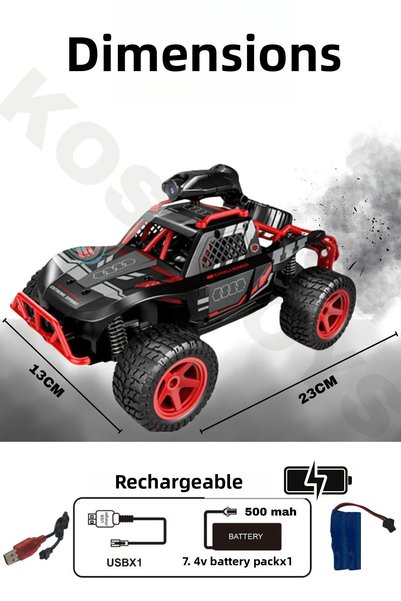 kosetoys Remote Control Car Camera Phone Control Photography Video Recording 2.4Ghz 4X2