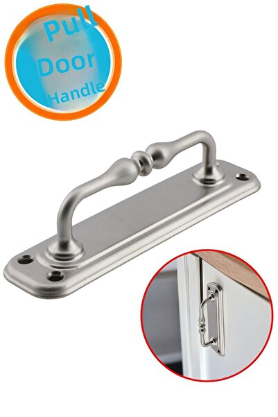 NZB مقبض سحب مقبض الباب مقبض اليد 14.5 سم مقبض معدني كروم مقبض الباب