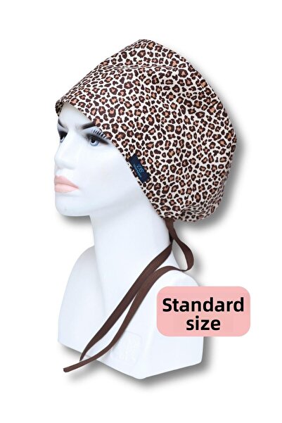 doktorbonem Standard Size Leopard Pattern Surgical Bonnet Doctor Nurse Health...