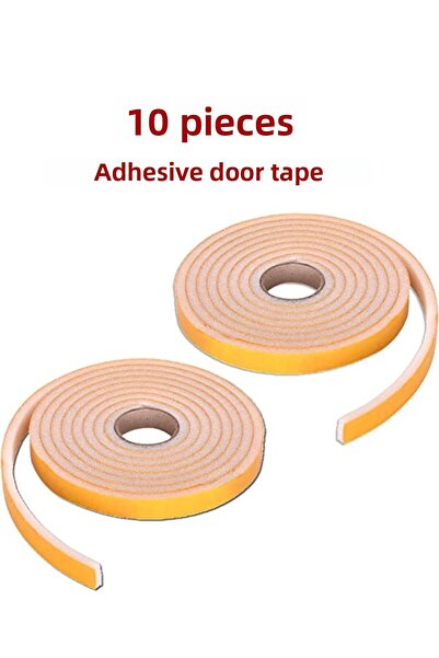 nistabolje 10 قطع من شريط لاصق للباب، إسفنجة عازلة للصوت والحرارة، موفرة للطاقة