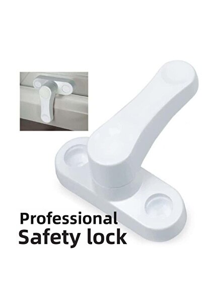 NurFeyza نافذة باب معدنية من بي في سي، قفل أمان بيمابين، مزلاج أمان للأطفال ض...