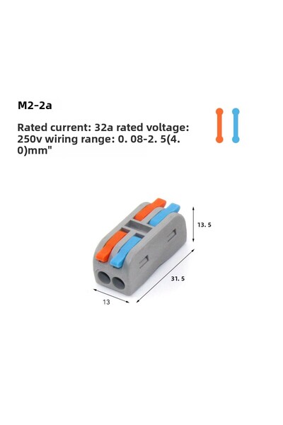 Choice1 10 قطع M2-2 10/30/50 قطعة موصلات كابلات توصيل سريعة صغيرة الحجم موزع ...