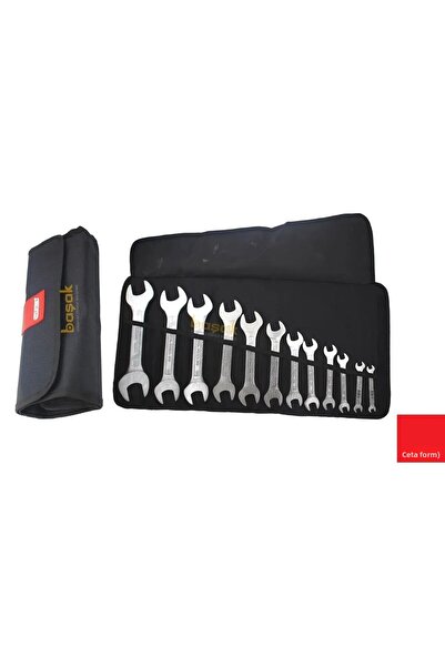 CETA FORM 6 - 32 Mm 12-Piece Open End Wrench Set with Cloth Bag B10-r12