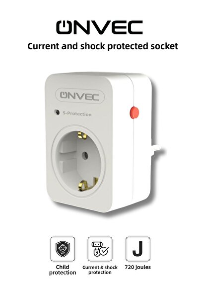 ONVEC 720 مقبس جول أساسي للحماية من التيار والصدمات