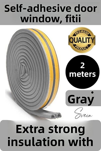 Svein نافذة عازلة باللون الرمادي مقاس 2 × 1/2 م - مقاومة للغبار البارد، عازلة...