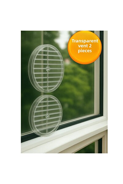 DESIPHON قطعتان من فتحات التهوية الزجاجية المتوافقة مع الغاز الطبيعي - غطاء ت...