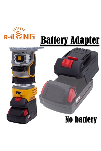 Choice محول بطارية ميلووكي 18 فولت ليثيوم إلى مثقاب ديوالت 18 فولت DCW600 الل...