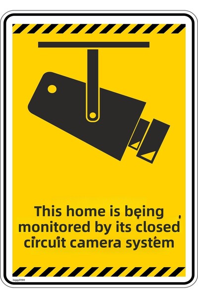 isgtabelam 15×20 سم/مركب فوسفورليك/يتم مراقبة هذا المنزل بواسطة نظام كاميرا م...