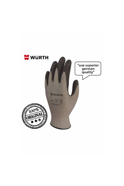 Würth Mechanic Work Gloves Black 9/Large 12 Pairs