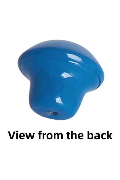 GLASWEN 15 bucăți mâner cu buton ciupercă albastră pentru copii, mobilier pentru copii, sertar, mâner pentru ușă dulap, accesorii pentru mâner metalic