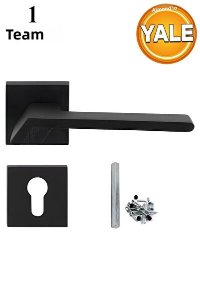 Badem10 (1 SET) Negru Potrivit pentru dreapta stânga față spate Yale exterior