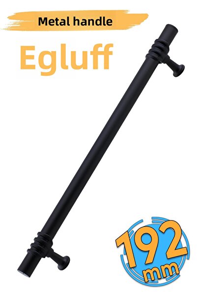 Badem10 Sep (192 mm - 19,2 cm) Mobilier din metal negru Sertar de bucătărie D...