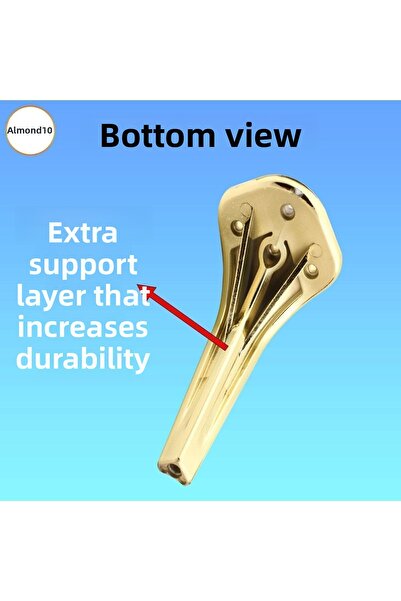 Badem10 Lotus Mobilier de lux Canapea Unitate TV Picior Fotoliu 23 Cm Aur Aur Consolă Picioare