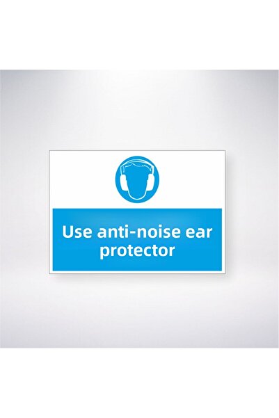 Reysa Tasarım استخدم واقي الأذن ضد الضوضاء مقاس 21 × 35 ملصق لاصق على الظهر