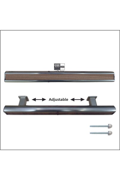 SEAS Ușă din oțel perforată reglabilă de 60 cm - culoare albă