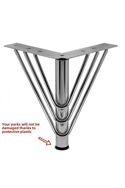 Generic Brand 18 cm Vanessa Model Mobilier din metal cromat, dulap, fotoliu, ...