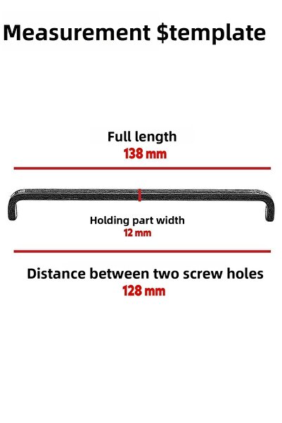 Badem10 Paris (128 Mm-12.8 cm) Antique Antique Silver Metal Furniture - Kitchen Drawer Cabinet Handles