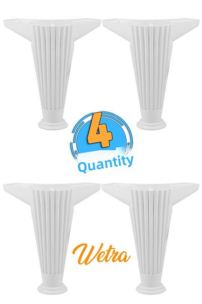 Badem10 Wetra Line Mobilier Canapea Scaun Picior - 15 Cm (4 BUC.)