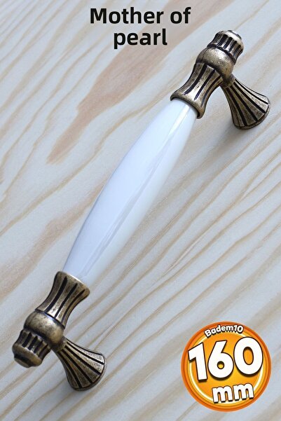 Badem10 Sedef (PREMIUM) Antique Yellow 160MM 16CM Mobilier Bar de bucătărie