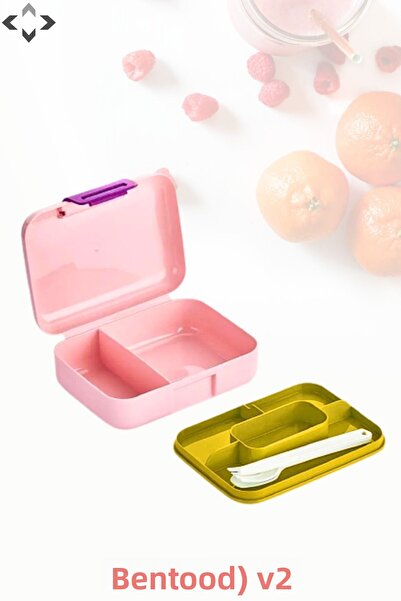 LİGROUND Bentood 2-Layer 5-Compartment Multi-Purpose Lunch Box with Lockable Lid Food Carrying Container Storage Container