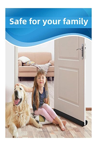 Ankaflex Heat and Light Preventing 4 Pieces Under the Door Wind Preventing Sponge Door Mat