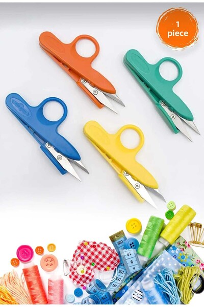 lawrenceshop Sharp Tip Thread Scissors Multipurpose Thread Cleaning Buttonhole Opener Practical Sewing Embroidery Removal Tool Tailor