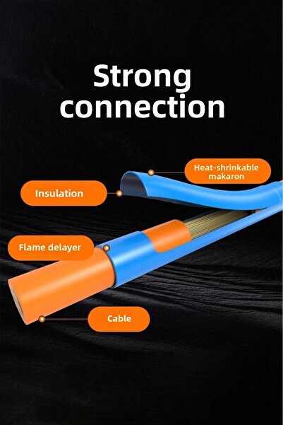 jetfast 560 Pieces Tubing Cable Set Heat Shrinkable Organizer Repair Kit Cable Collector Plated Tape Kit