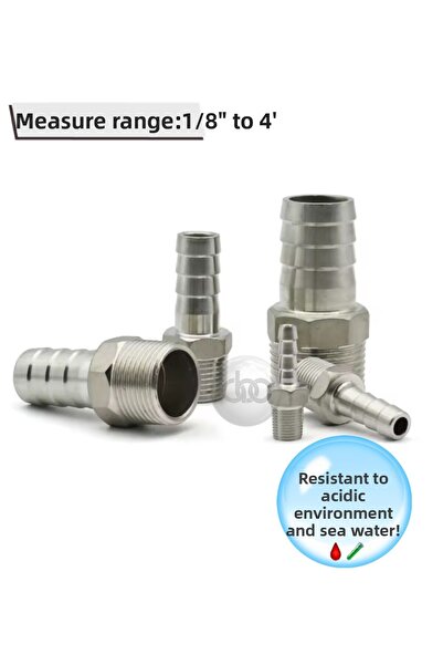 abcpaslanmaz Stainless Hose Fitting - Threaded Connection Hose End - 316 Quality - 21/2'' Dn65
