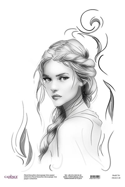 Cadence Boya ديكوباج نحاسي - FB-13 - (30x42)