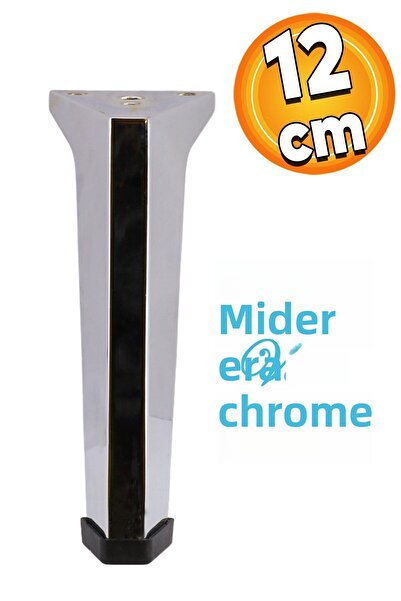 Badem10 Έπιπλα Τηλεόρασης Χρώμιο - Καναπές Πολυθρόνας Βάσης Μεταλλικό Πόδι 12...