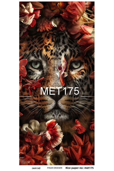 LİNEART ورق تزيين نحاسي La Met175