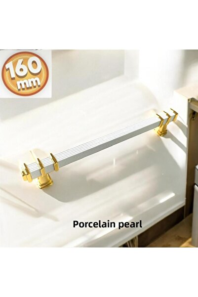 Porcellana Perla (16cm)-Metal Aluminum Cover Kulb Cabinet Drawer Furniture Kitchen Bathroom Handle Handle Handle 160Mm-Stk3337