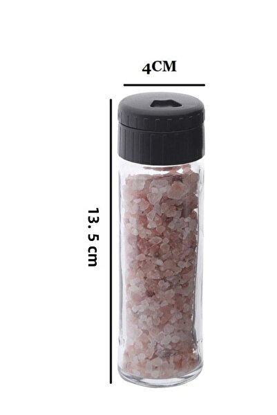 melik's Pine 1 Piece Glass Spice Set with Lid Glass Spice Rack Cover Color