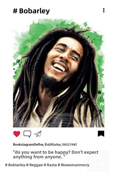 Aylak Adam Hobi بوب مارلي - دفتر ملاحظات على الكتب