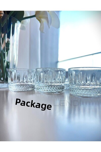 PAKETLENDİ Oslo Elysia 6-Piece Coffee Color Mini Sugar Bowl Set - Side Cateri...