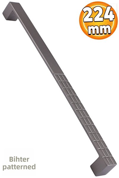 Badem10 Bihter Patterned Metal Handle 224 mm Kitchen Drawer Cabinet Door Handle Stall