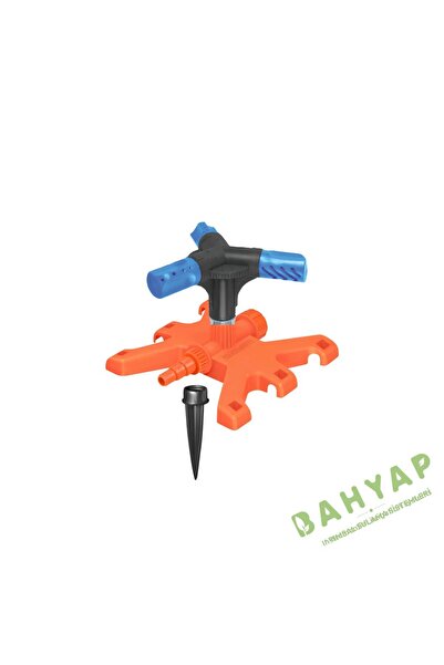 Bahyap Turbo Sprink Fântână de udare a gazonului de grădină din 3 piese cu suport