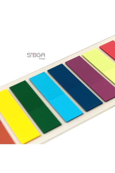 sibga tasarım Transparent Colored Postit Post-it Post ItBookmark Bookmark Postit Sticker Note Paper 200 Sheets