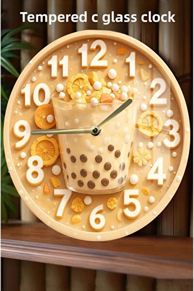 kutuTR Design 3D Look Tempered Glass Watch with a Modern and Stylish Design – 33 cm Csdw214