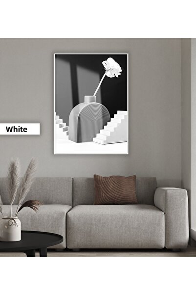 Harikabirev HARİKABİREV | ROSE BOHEMĂ NEGRĂ&ALBĂ ÎN VASE MODEL 02 | TABLA DE ...