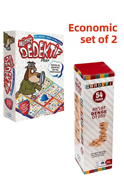 CA Games (Set of 2) Terrific Detective Plus Attention and Intelligence Family...