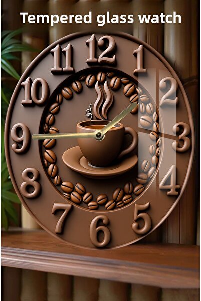 kutuTR Eye-Catching 3D Look Tempered Glass Watch with Elegance – 33 cm Csdw226