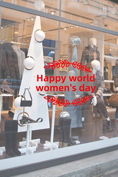 New Jargon Autocolant roșu pentru vitrină din sticlă cu inscripția „Coroană e...