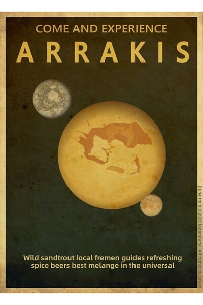 Universal Dune - Arrakis - Να μελετήσετε και να αποκτήσετε εμπειρία! Ξύλινη Δ...