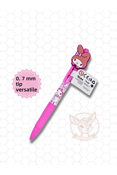 Timon Sanrio 0.7 Tip Versatile Pen Press Pen Tip Pen Kromi, Kuromi, Melody, Cinnamoroll (1 Piece)